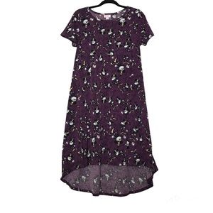 Lularue Purple Carly Disney Minnie Mouse Hi-Low Swing Dress Size XS Whimsical